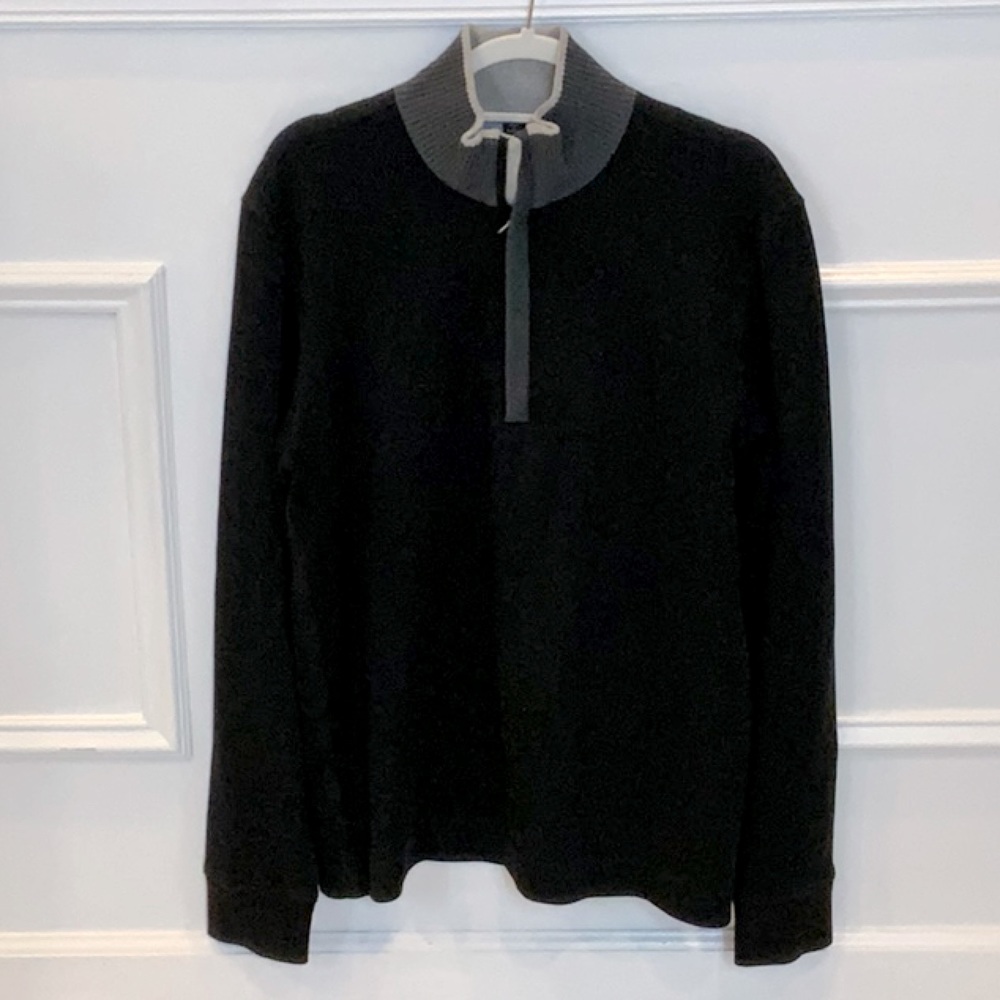Quarter-zip men’s pullover sweater